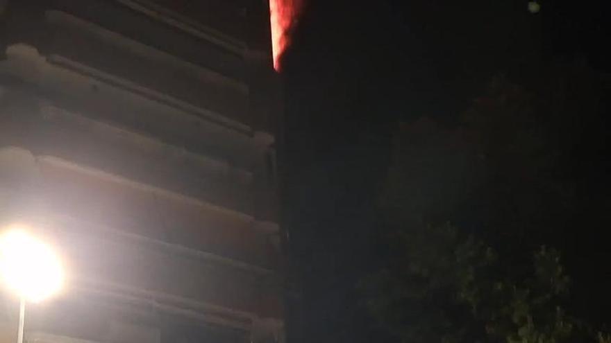 Foc en un pis de Manresa Centre