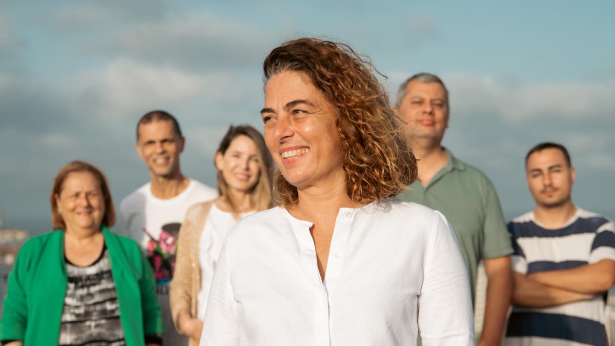 La candidata a la alcaldía de Las Palmas de Gran Canaria por Podemos Canarias, Gemma Martínez Soliño.