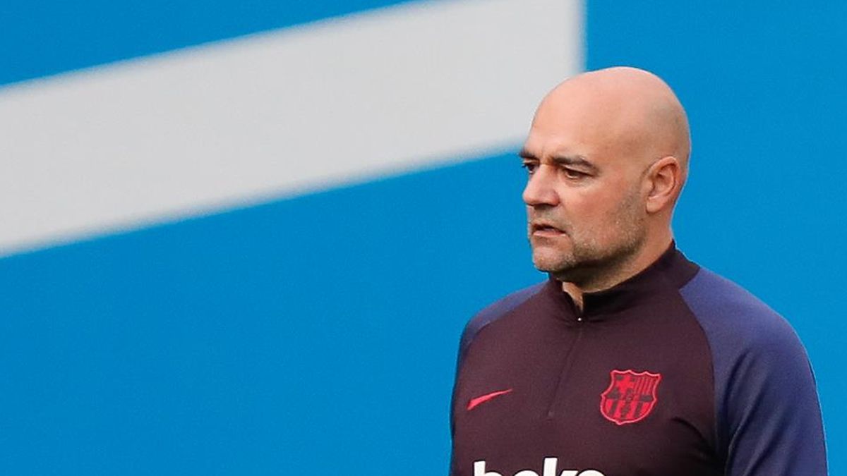 Ramon de la Fuente, entrenador de porteros del FC Barcelona