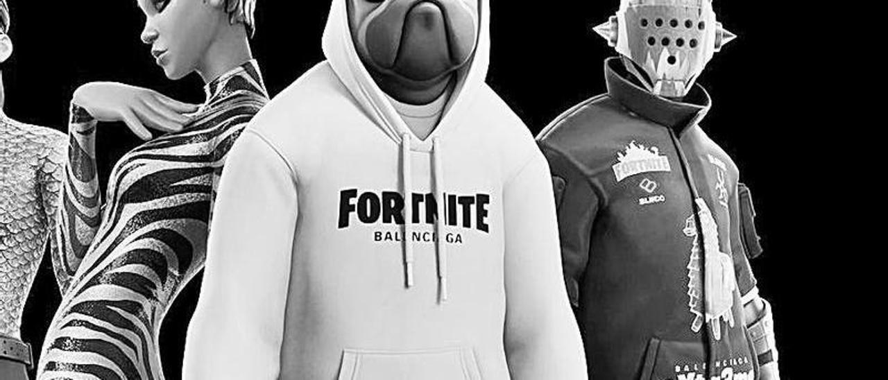 Diseño de Balenciaga para Fortnite | Activos