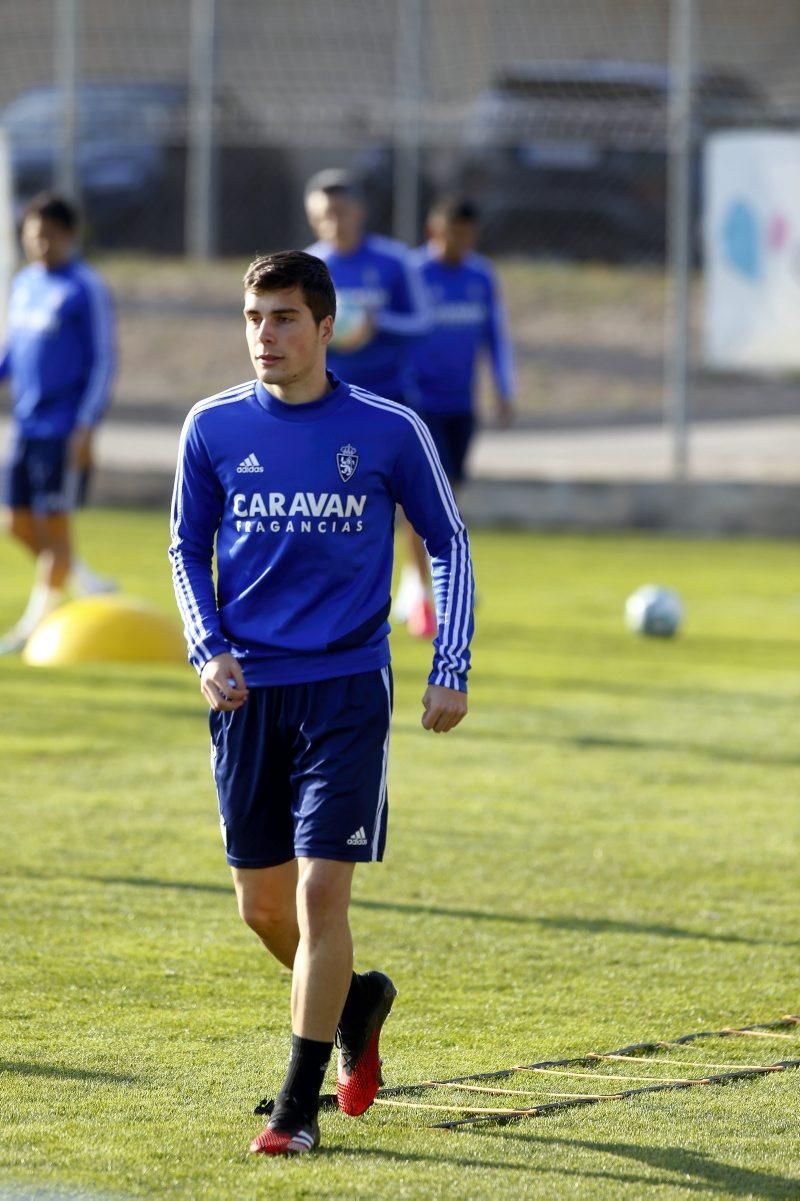 Entrenamiento del Real Zaragoza, 25 de febrero