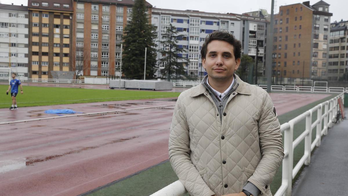 Juan Manuel Riesgo Vialás, presidente de la Federación Asturiana de Atletismo