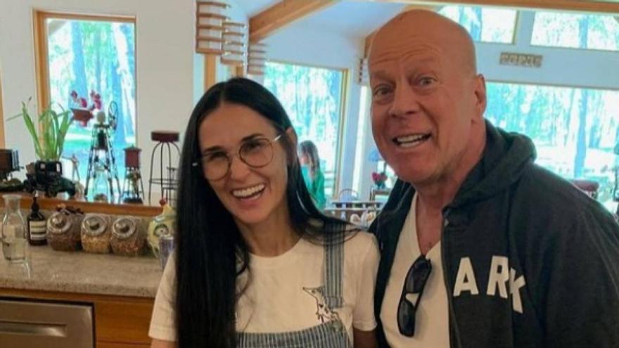 Demi Moore intenta no apegarse al Bruce Willis de antes de la enfermedad