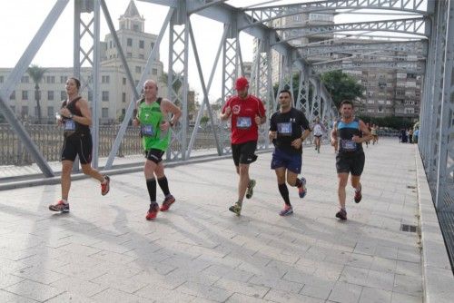 II Maratón de Murcia: Paso por el Puente de Hierro