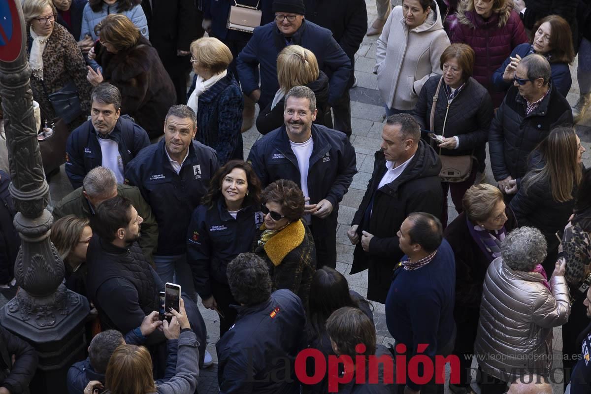 Así ha sido la visita de Isabel Díaz Ayuso a Caravaca de la Cruz