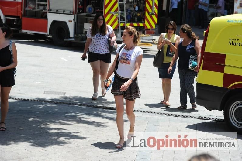 Cae parte del ficus de Santo Domingo en Murcia