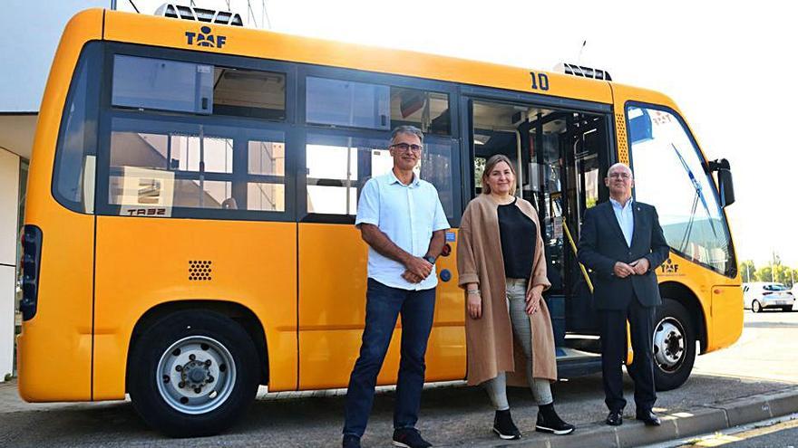 El primer bus elèctric que va tenir la ciutat. | ACN