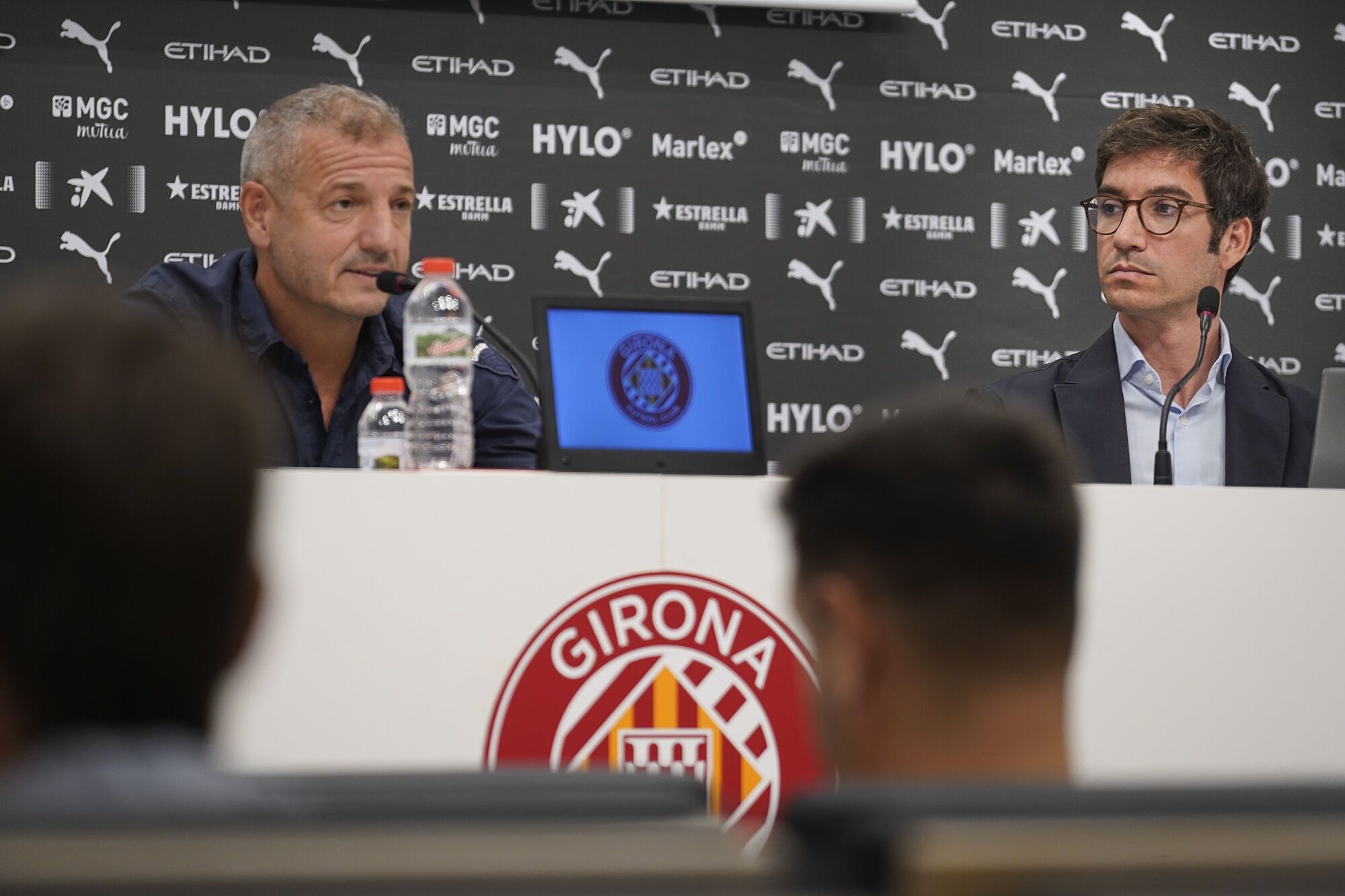 Girona Montilivi roda Nacho Mas-Bagà - CEO en Girona Futbol Club quique Cárcel director esportiu