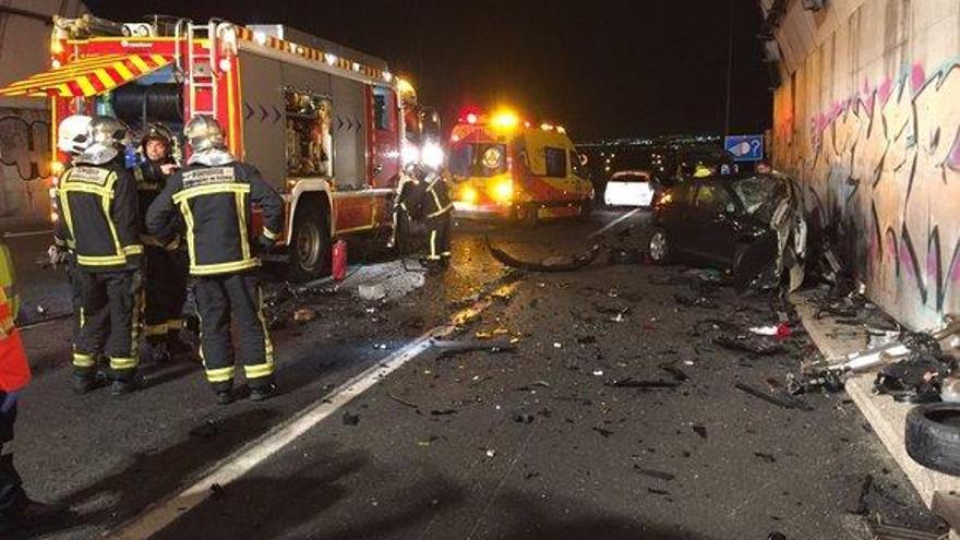 Muere un conductor en Madrid por un choque frontal contra un vehículo kamikaze