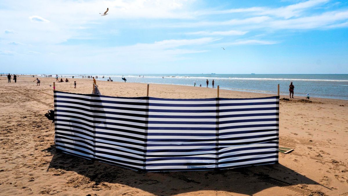 ¿Cortavientos y playa? Esto dicen en Portugal.