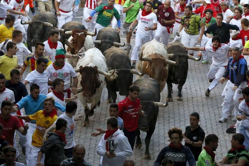 Último encierro de las Fiestas de San Fermín 2015