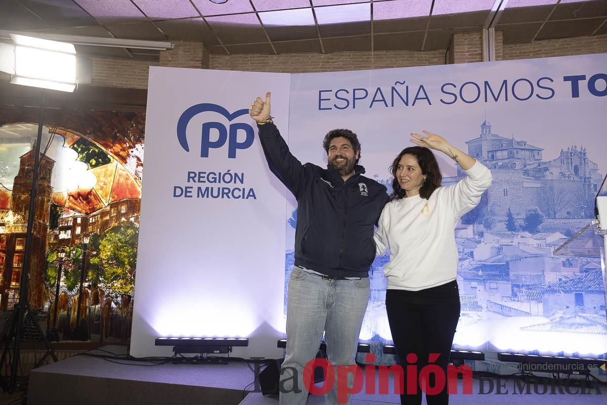 Así ha sido la visita de Isabel Díaz Ayuso a Caravaca de la Cruz