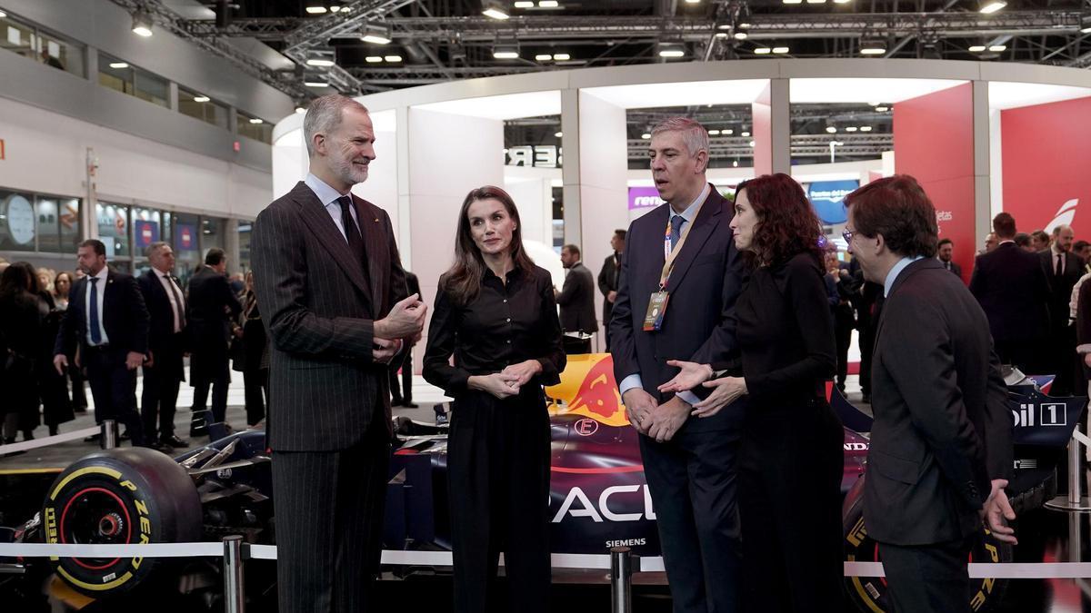 Los reyes Felipe VI y Letizia, en la inauguración de Fitur 2026