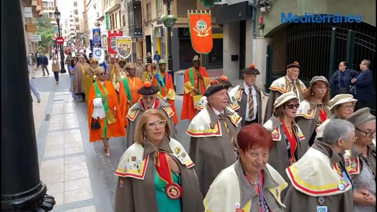 Desfile del XX Congreso Europeo de Cofradías Enogastronómicas en Castelló