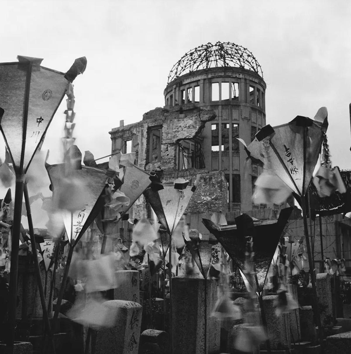 Hiroshima tras el bombardeo.