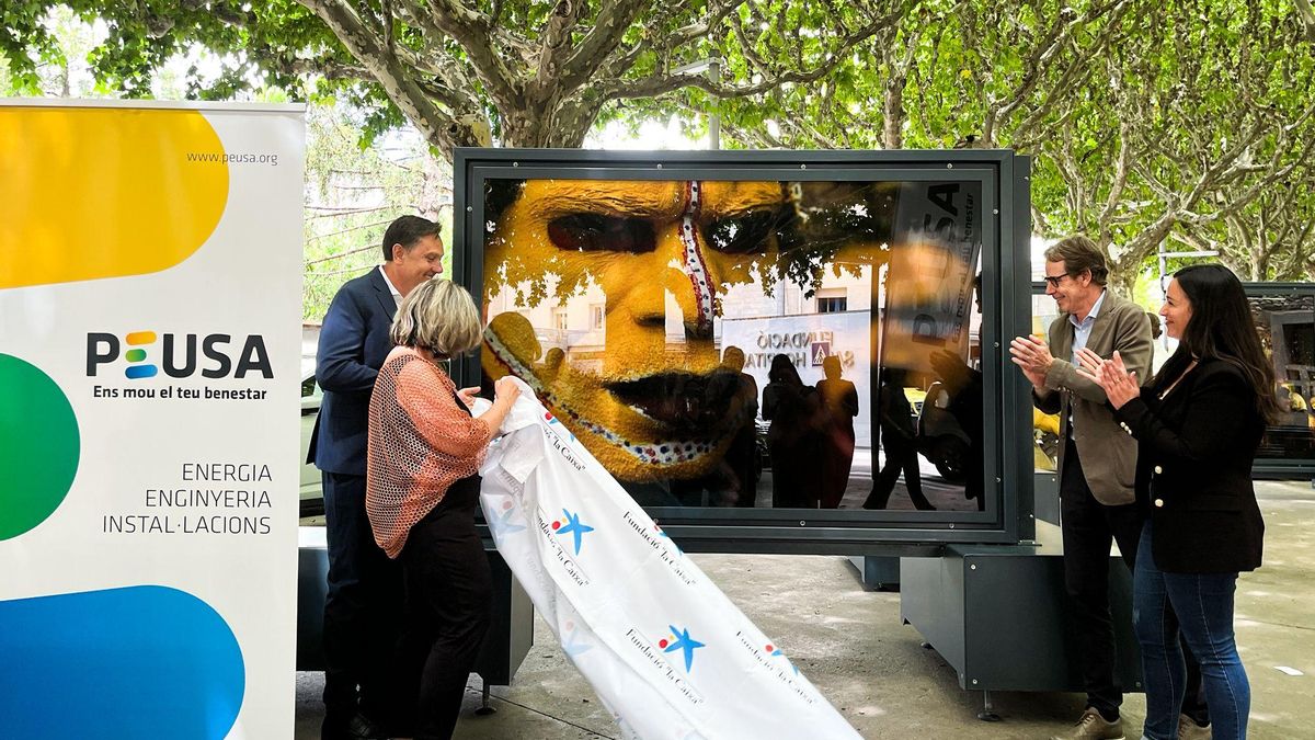 La inauguració de l'exposició