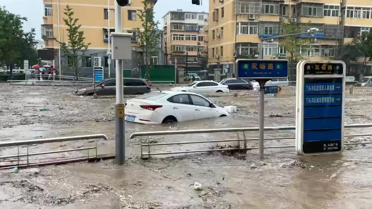 Inundaciones en la China