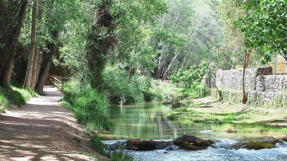 Uno de los parajes de la ruta del agua de Chelva.