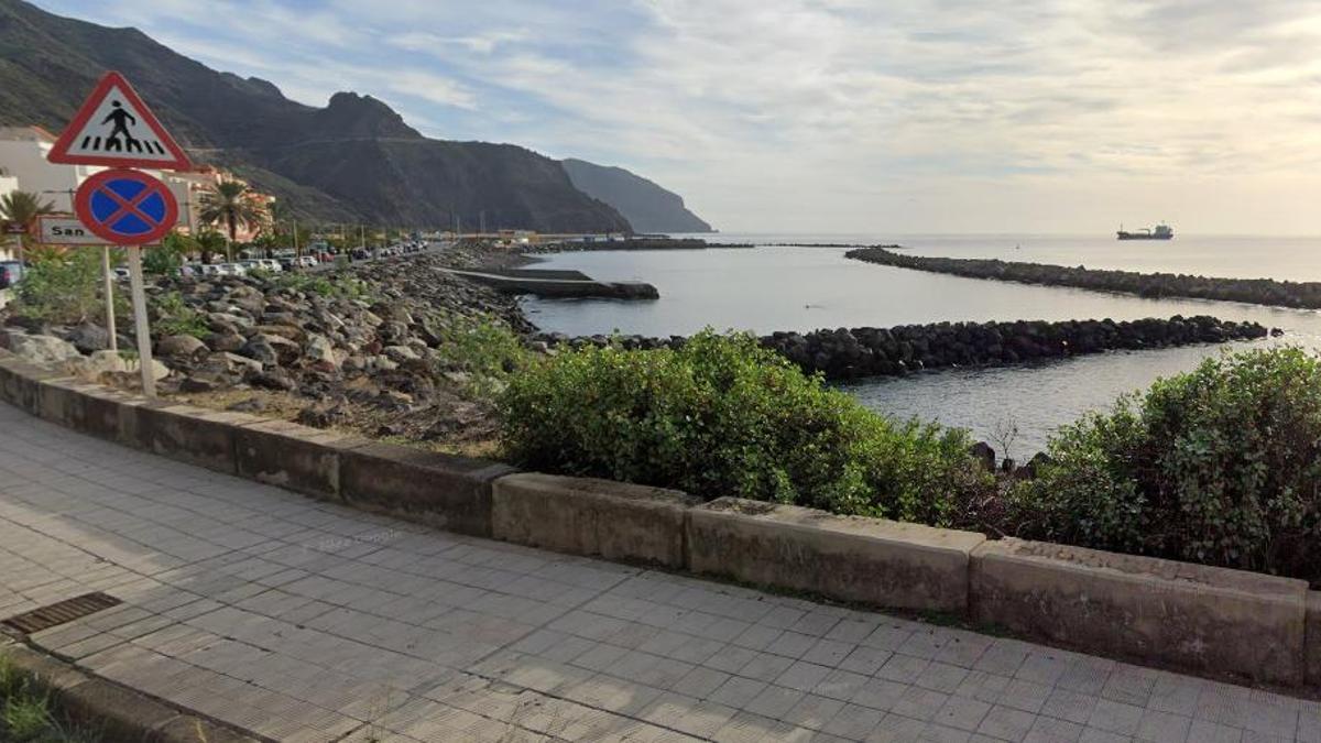 Litoral del pueblo de San Andrés.