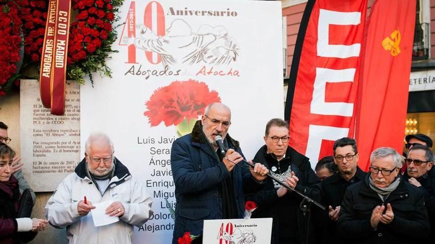 Homenaje a los abogados de Atocha en el 40.º aniversario de su asesinato