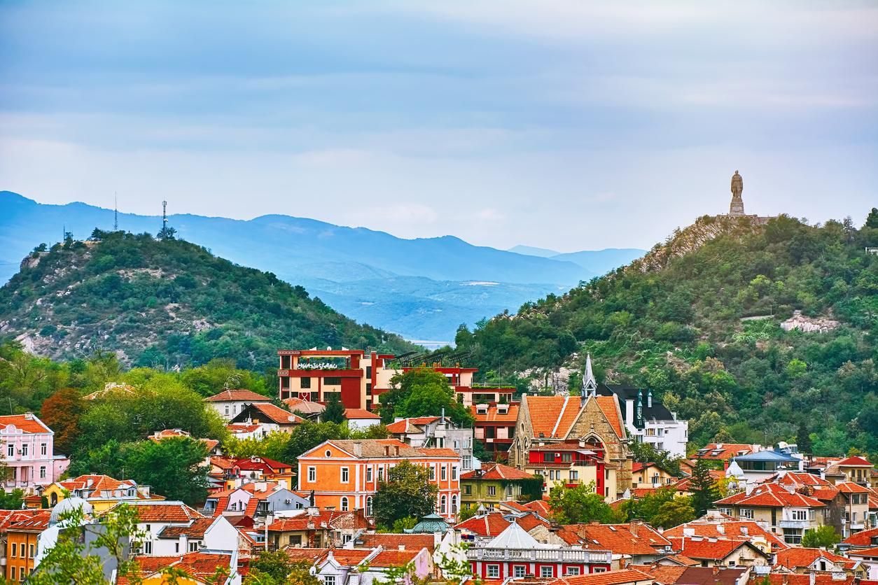 Vista de Plovdiv, en Bulgaria.