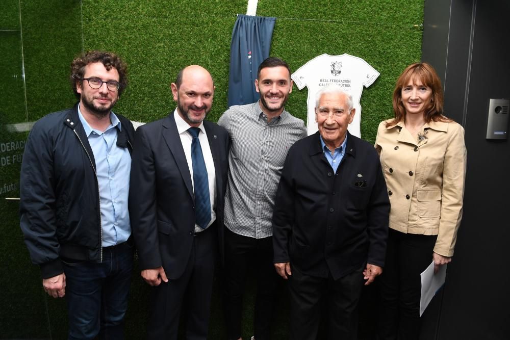 Lucas y Arsenio, en la inauguración de la sede de