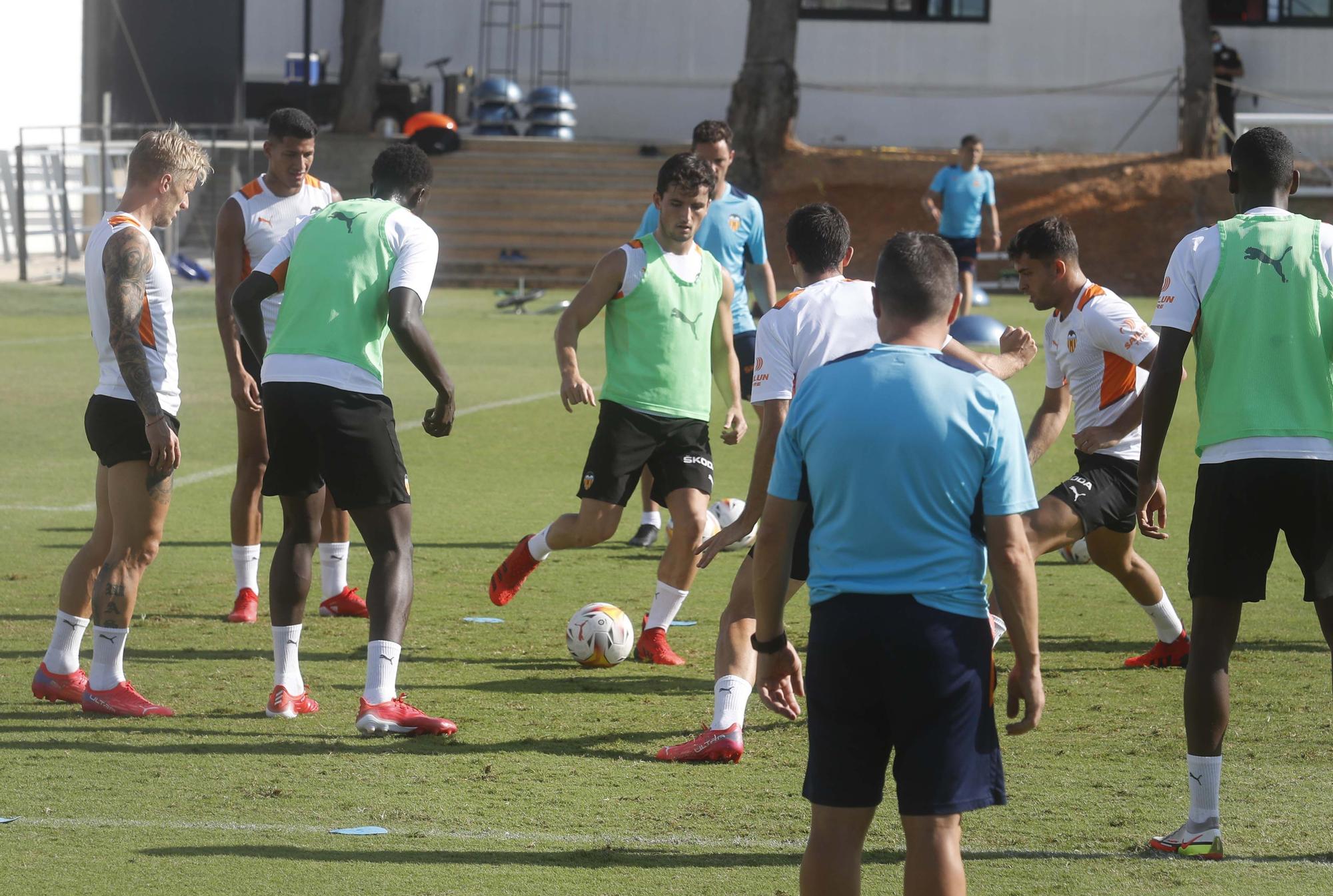 Entrenamiento matinal del Valencia CF 9-9-21