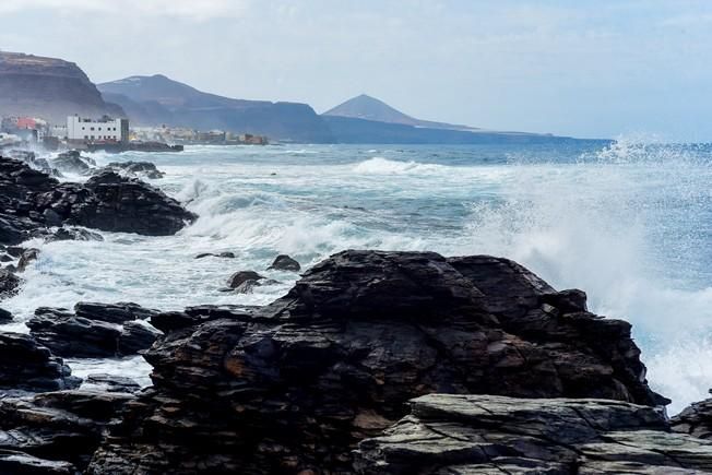 Pleamar en la zona norte de Gran Canaria