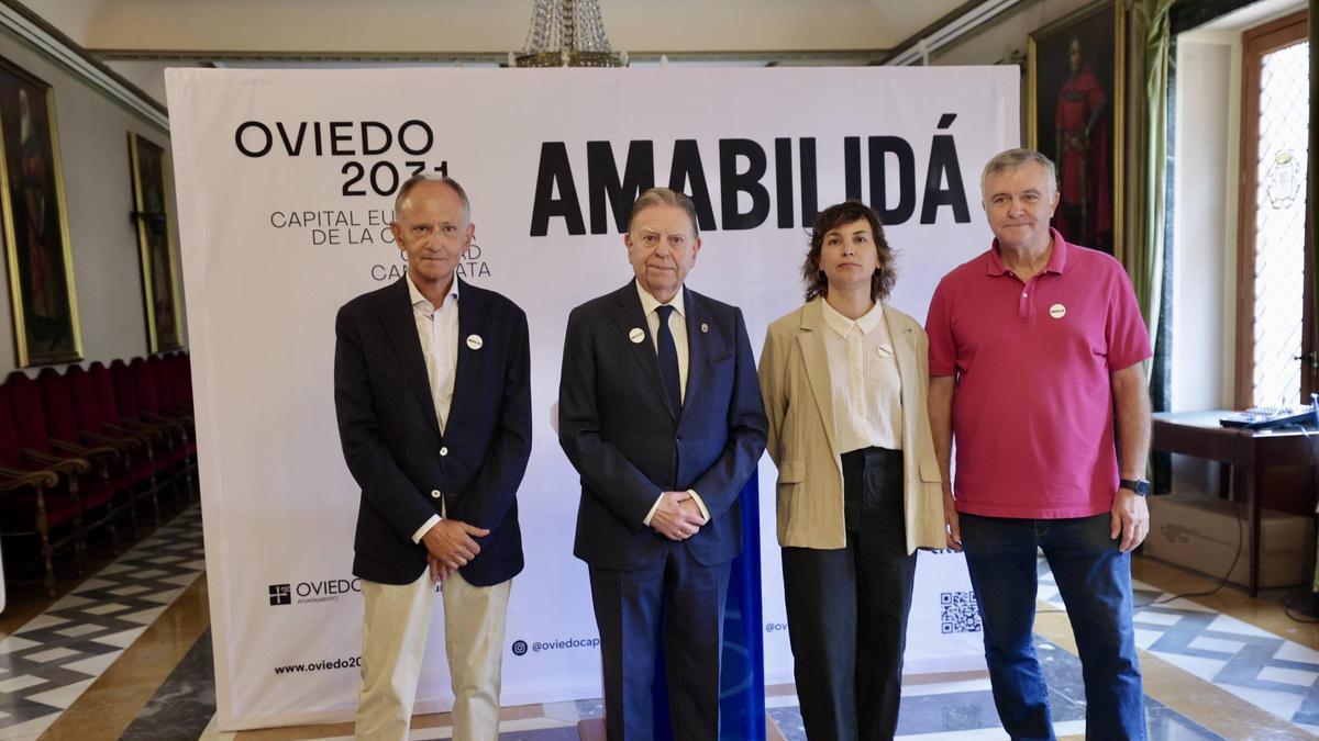 Presentación de los nuevos respaldos del Consejo Institucional de la candidatura de Oviedo a la Capitalidad Cultural.