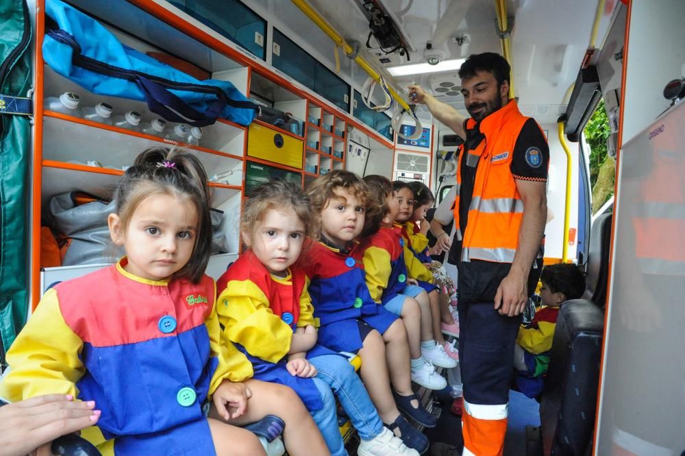 Servicios de emergencia en la guardería municipal