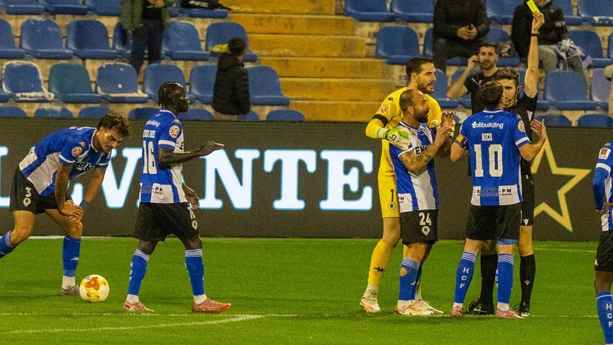 Las imágenes del Hércules CF - CE Sabadell