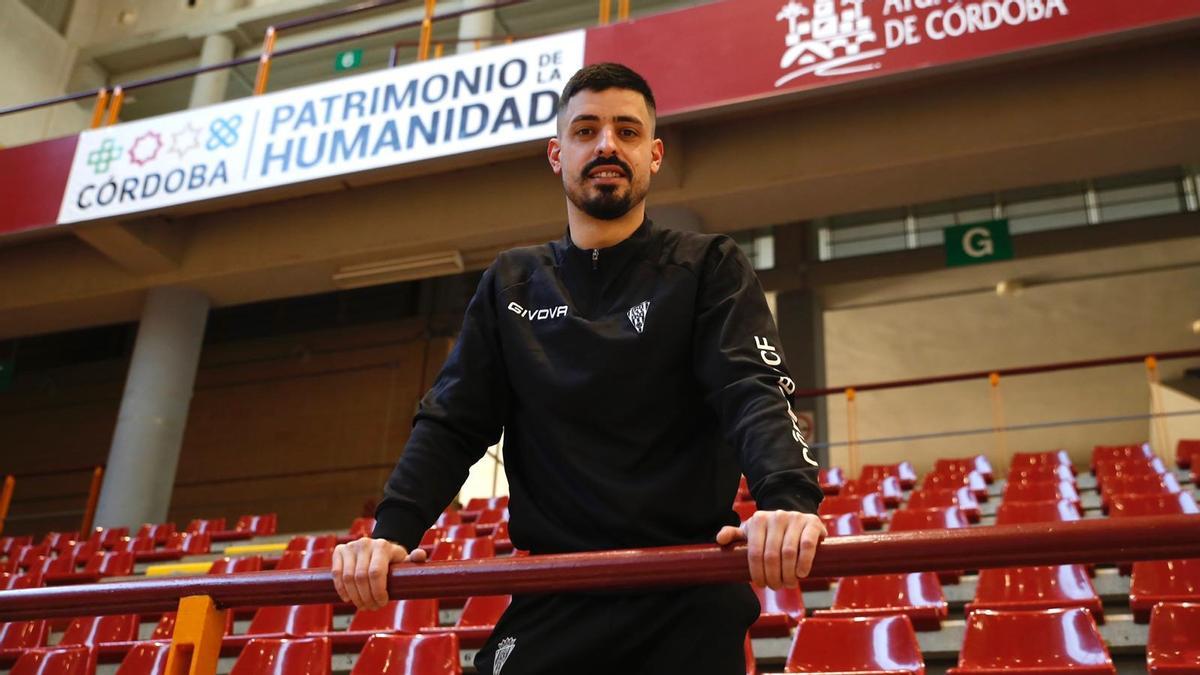 Jesús Rodríguez, del Córdoba Futsal, en el Palacio de Deportes Vista Alegre.