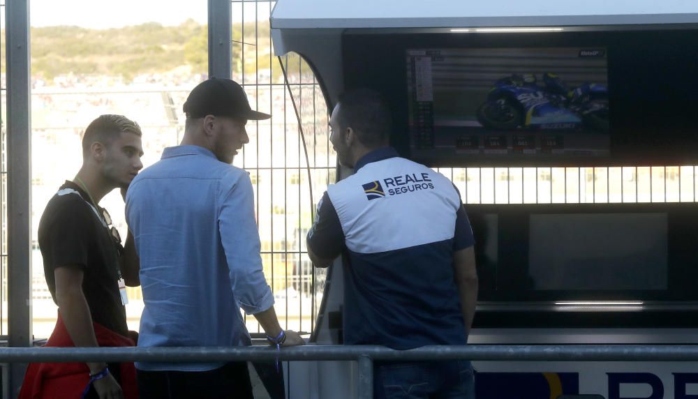 Neto y Pereira, en el box de Barberá