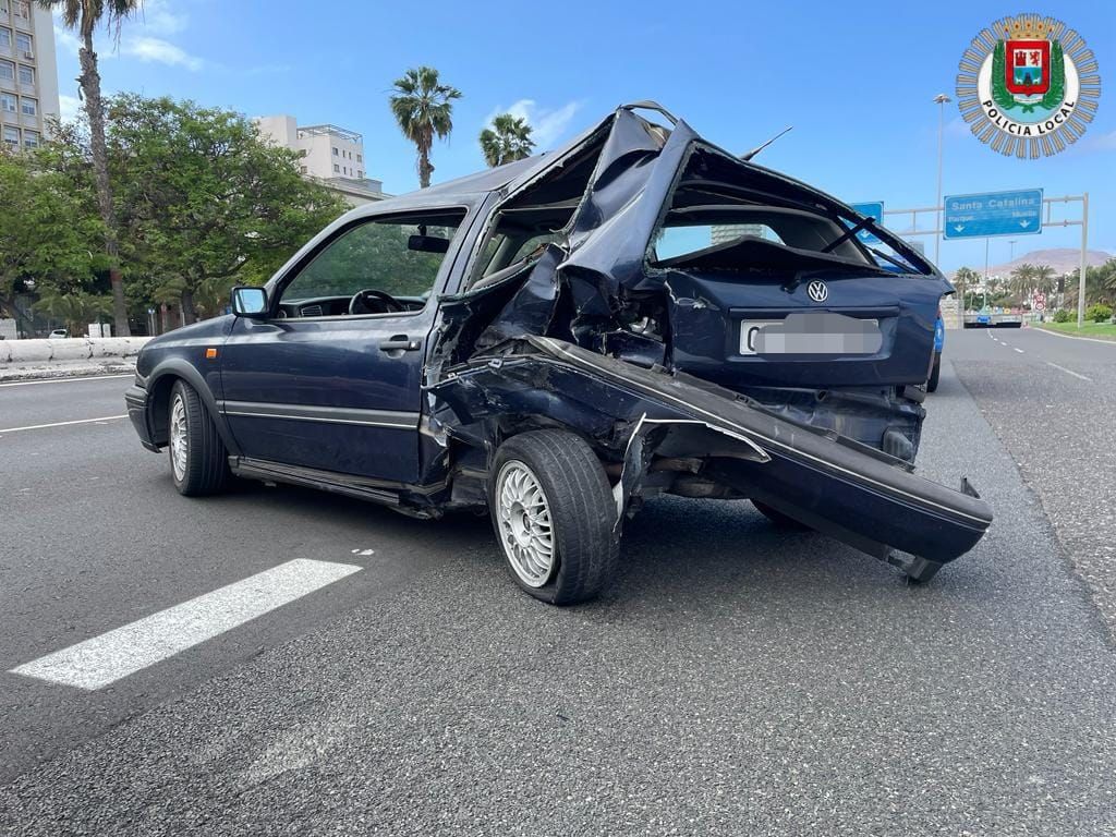 Accidente en Las Palmas de Gran Canaria (17/04/23)