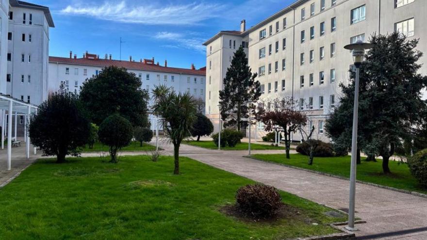 Os patios de Fontiñas e  a vida compartida