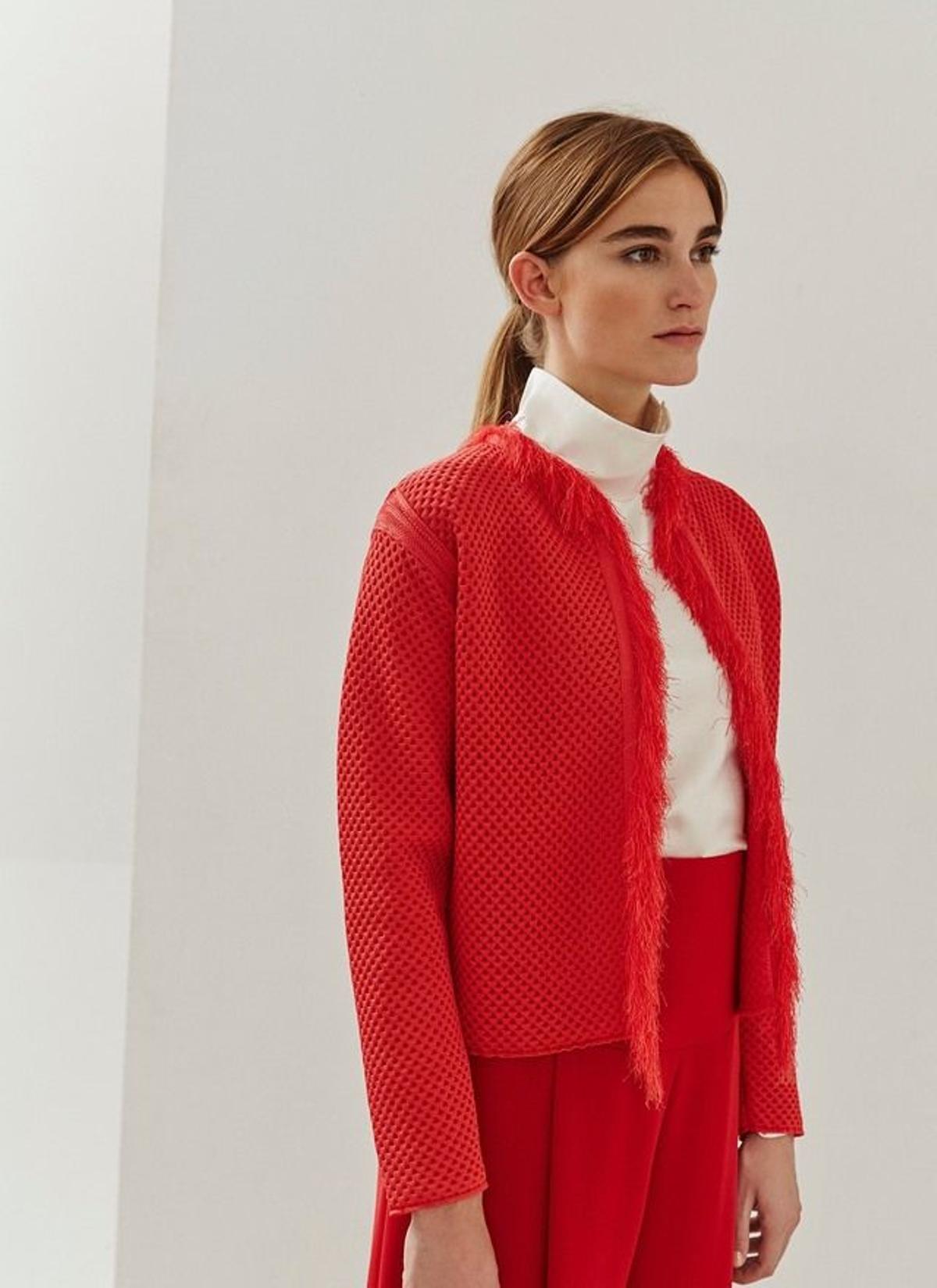 Chaqueta de punto roja de Bimba y Lola