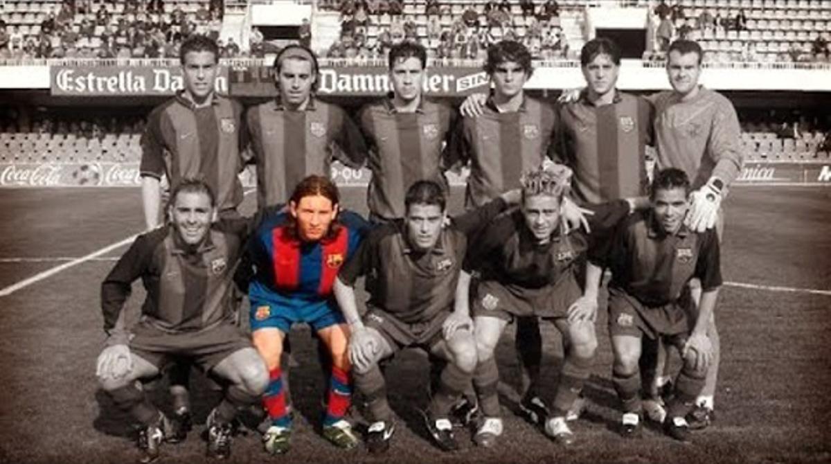 Les millors jugades d’un joveníssim davanter en el partit que va jugar el filial contra el Mataró el 6 de març del 2004.