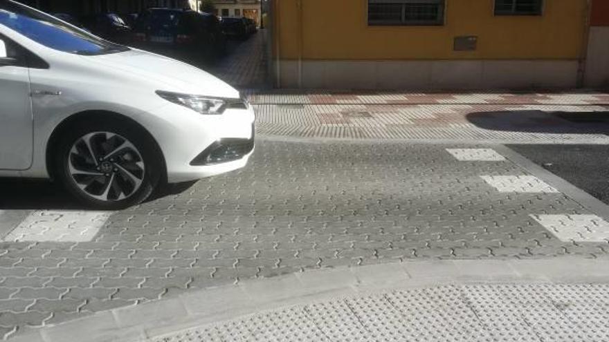 Uno de los pasos de la calle Cervantes de Algemesí.