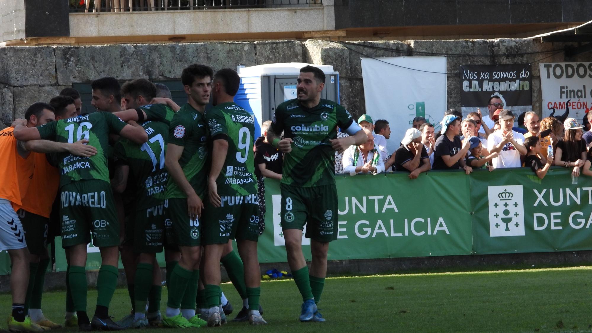 Las mejores imágenes del encuentro entre el Arenteiro y el Burgos Promesas (2-1)