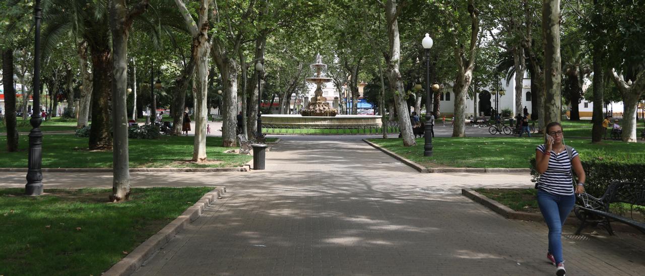 Imagen del Parque de Colón, en el centro de la ciudad.