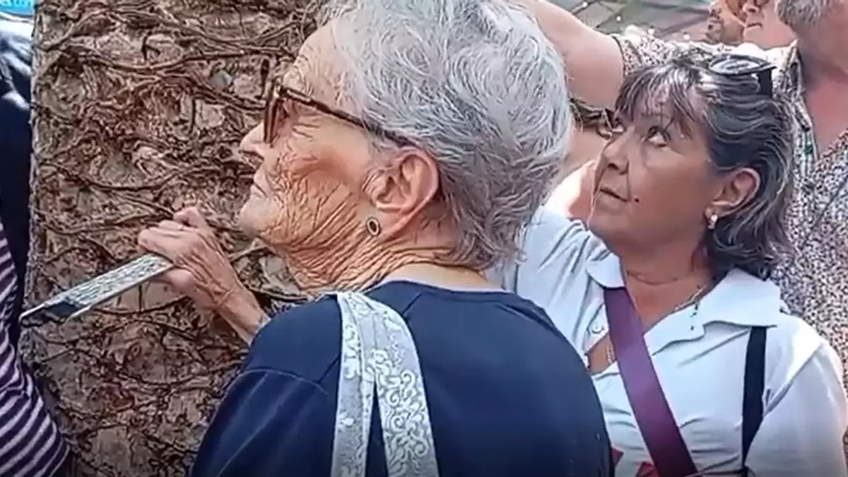 "No quería morirme sin ver una": Consuelo cumple a los 90 años su sueño de presenciar una mascletà