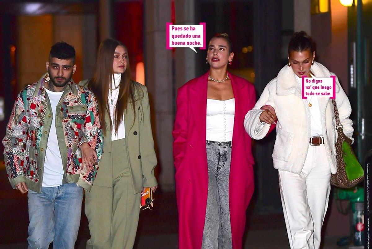 Cumpleaños de Zayn Malik junto a Gigi, Bella Hadid y Dua Lipa