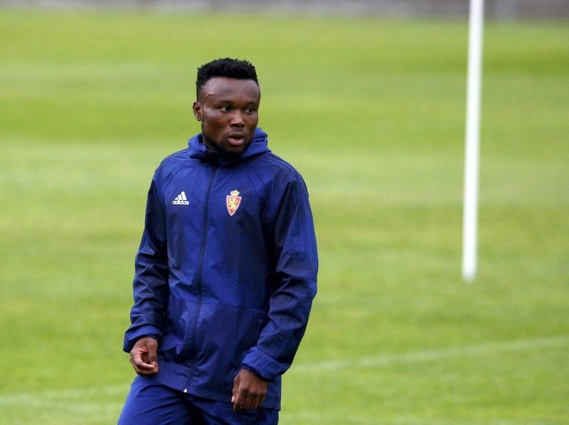 Primer entrenamiento del Real Zaragoza en Boltaña