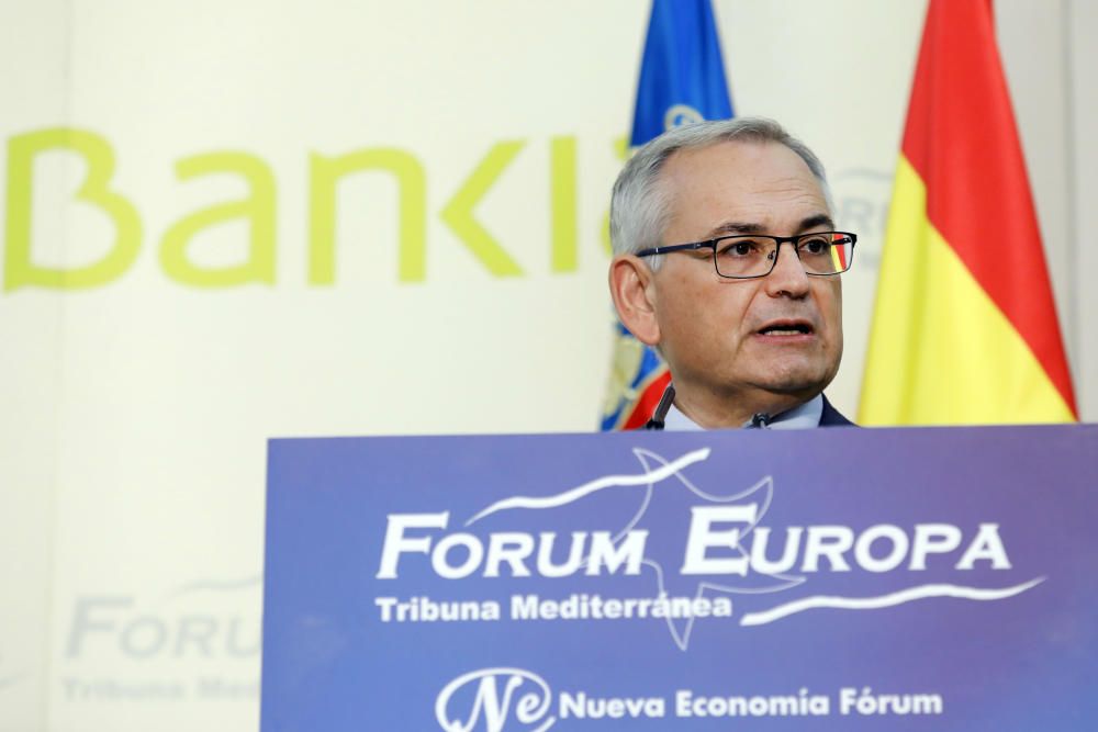 Josep Vicent Boira, comisionado del Gobierno para el corredor mediterráneo, participa en el Fórum Europa.