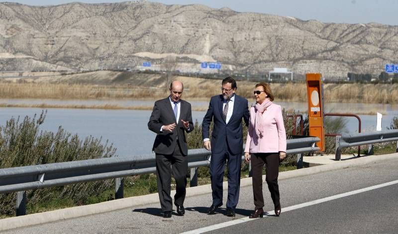 Fotogalería de la visita de Rajoy a la ribera del Ebro