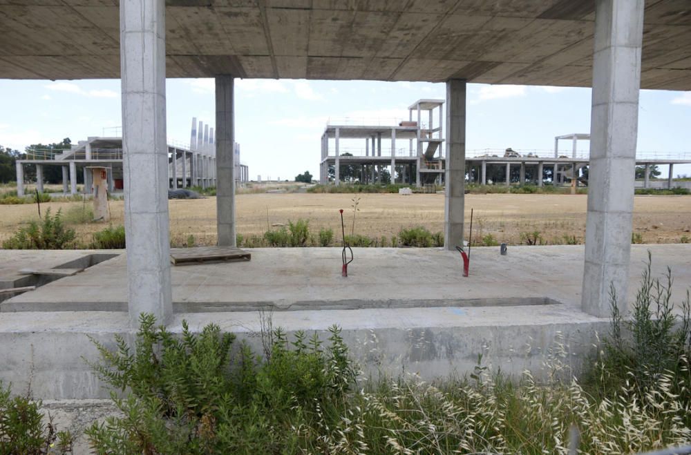 Arraijanal: Las obras abandonadas de la Academia del Málaga CF