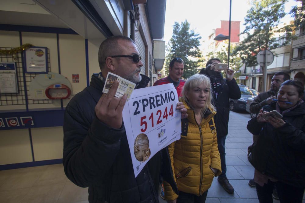 Agraciados con el segundo premio en Catarroja