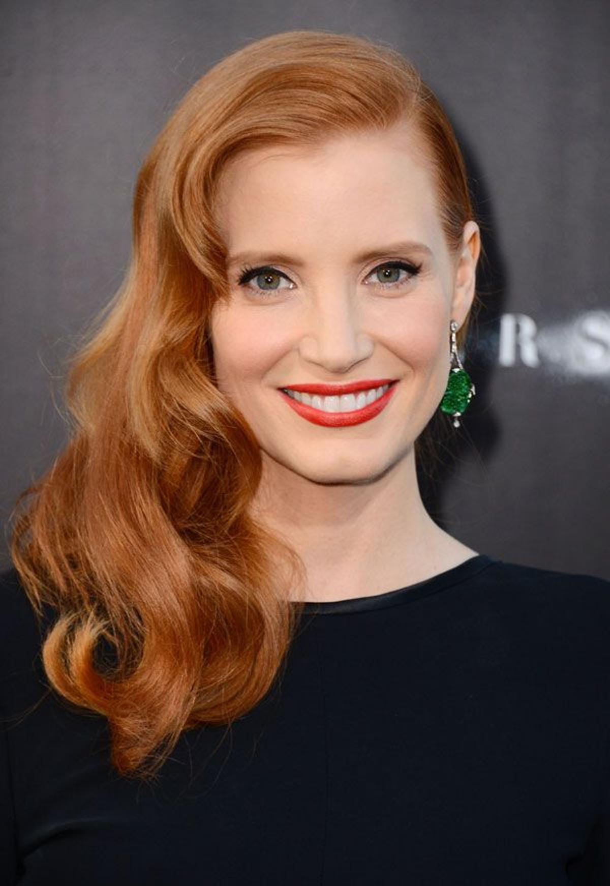 Jessica Chastain, beauty look 2014