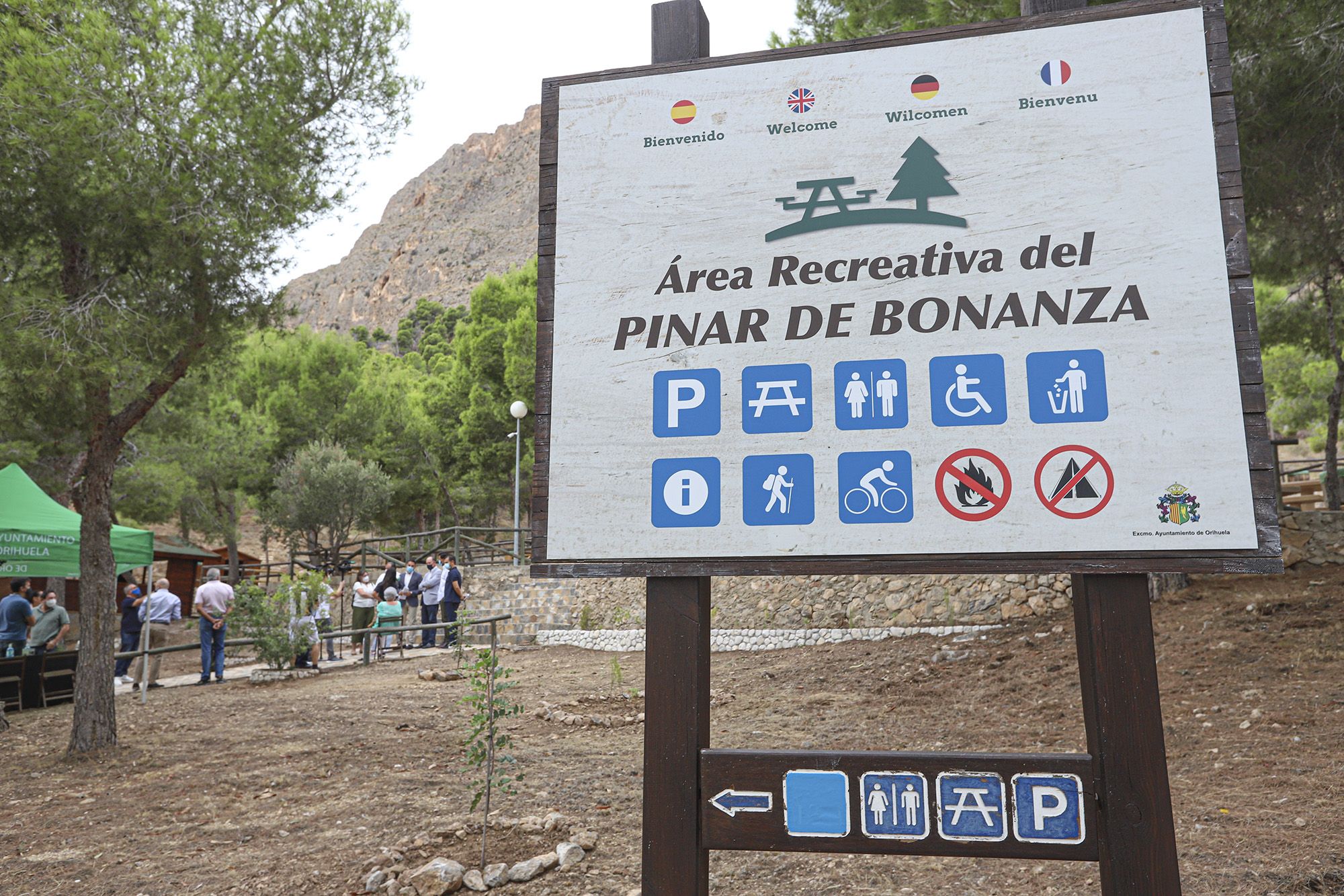 Rehabilitan el área recreativa de San Cristóbal en Pinar de Bonanza (Orihuela)