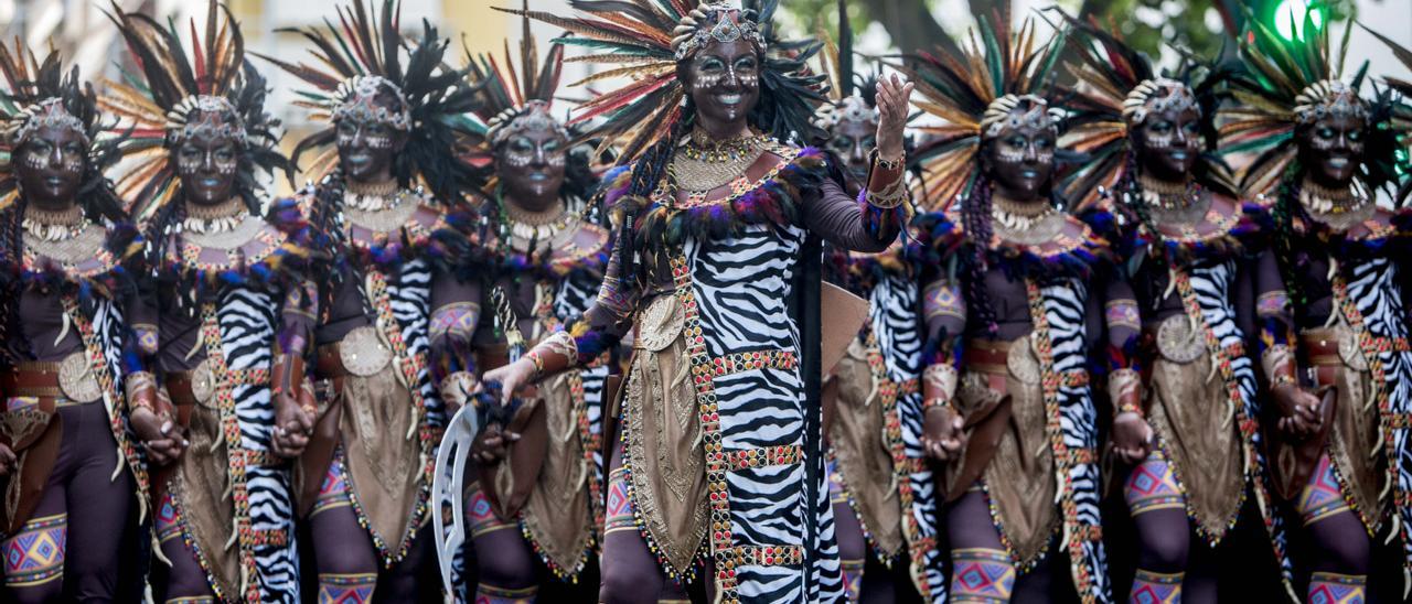 Un instante de los últimos Moros y Cristianos de San Blas, celebrados en julio de 2019.